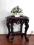 Nowy stylowy stolik kwietnik rzeźbienia lity MAHOŃ
