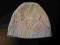Biala ażurowa czapeczka z włóczki 2-4 lat 98-104