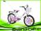 Rower z prowadnikiem 16'' BMX Alpino Jenny biały