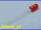 LED 5mm 350mcd CZERWONA matowa 10szt. (1191)