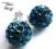 KOLCZYKI Shamballa K06 10mm Swarovski +box  SREBRO