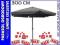 Parasol ogrodowy LINDER  300cm MC2008 DARK GREY