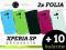 SONY XPERIA SP SLIM RUBBER Pokrowiec Etui +2 folia