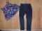George Bluzeczka + Leginsy ala Rurki roz 104-110