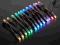 Łańcuch LED RGB 12 mm WS2801 cyfrowy adresowany