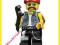 Lego Ludzik Motocyklista z kluczem (col160)