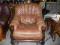*S.Kino* Zadbany i wygodny fotel ze skóry + dąb !!