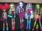 Zestaw lalek MONSTER HIGH 5 sztuk + glitter puzzle