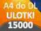 ULOTKI A4 SKŁADANE do DL 15000 szt -Wysoka jakość-