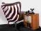 2 fotele skóra naturalna futro zebra  przecena!