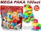 Klocki Mega Bloks 8816 100 MEGA PAKA konstrukcyjne