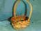 KOSZYK WIKLINOWY OKRĄGŁY KOLOROWY WYS 26,5CM