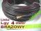 KABEL PRZEWÓD LGY 1x 4mm2 BRĄZOWY  Polski Nowy FV