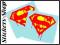 BLOODY SUPERMAN - 10CM NAKLEJKA US STYLE STICKERS