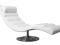 LEŻANKA RELAXO biała leżanki fotele meble sofy puf