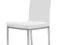 Chik Nowoczesne Białe Krzesło, Biały Lakier Matowy