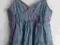 ZARA dżinsowa sukienka warkocze kieszenie 110 4-5