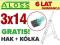 DRABINY drabina aluminiowa 3x14 ALOSS 10,30m HIT!
