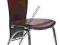 Krzesło metalowe kuchenne K46 krzesła brązowe dom