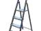 Drabina sklepowa anodowana komfortowa Securo 4