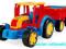 Zabawki WADER Gigant traktor + przyczepa 66100