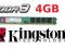 Pamięć RAM KINGSTON 4GB DDR3 NOWA 3LATA GWARANCJI!