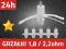 5szt GRZAŁEK VISIONE CC CRYSTAL2 GRZAŁKI 1,8 / 2,2