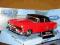 `53 FORD CRESTLINE SUNLINER CZERWONY  WELLY 1:34