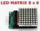 LED MATRIX 8x8 MAX7219 Arduino AVR PIC