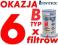 6x FILTR TYP B DO POMPY BASENU FILTRY INTEX 29005
