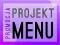 Projekt ulotka Menu baru restauracji A5 A6