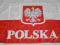 Flaga Polski z godłem 70x115 Sprzedaż min 10szt