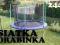 TRAMPOLINA 244 CM SIATKA PEŁNOWYMIAROWA DRABINKA C