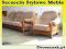 Sz-n Bardzo wygodny komplet sofa + fotel  #2859