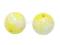 PL620 Plastikowe kulki biało-żółte 14mm