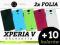 SONY XPERIA V LT25i RUBBER Pokrowiec Etui +2 folia