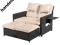 GREEMOTION BAHIA Sofa Kanapa Ogrodowa 3 w 1 OKAZJA