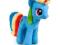 MY LITTLE PONY Rainbow Dash 30 cm niebieski  nowe