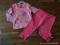 PRIMARK SLICZNA PIZAMKA PINK 98CM