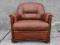 skórzany,masywny fotel,jak nowy!