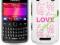 BLACKBERRY CURVE 9360 BIALY LOVE GEL ETUI