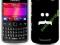 BLACKBERRY CURVE 9360 CZARNY MOUSTACHE GEL ETUI