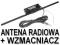 WEWNĘTRZNA ANTENA SAMOCHODOWA FM WZMACNIACZ [C370