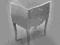 SREBRNA KOMODA SZAFKA NOCNA MEBLE SREBRNE