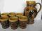 Ceramiczny dzbanek + kubki do grzańca 6 szt.