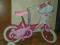 Rower 12'' różyczka stan idealny