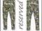 RESERVED legginsy KHAKI gwiazdy do kompletu NOWE