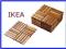 Płyty podłogowe IKEA SKOGHALL akacja 10szt. 30x30