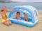 BASEN Brodzik niebieski z daszkiem 163x112x102 cm