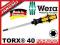 Wkrętak do pobijania WERA Kraftform torx 40, T40